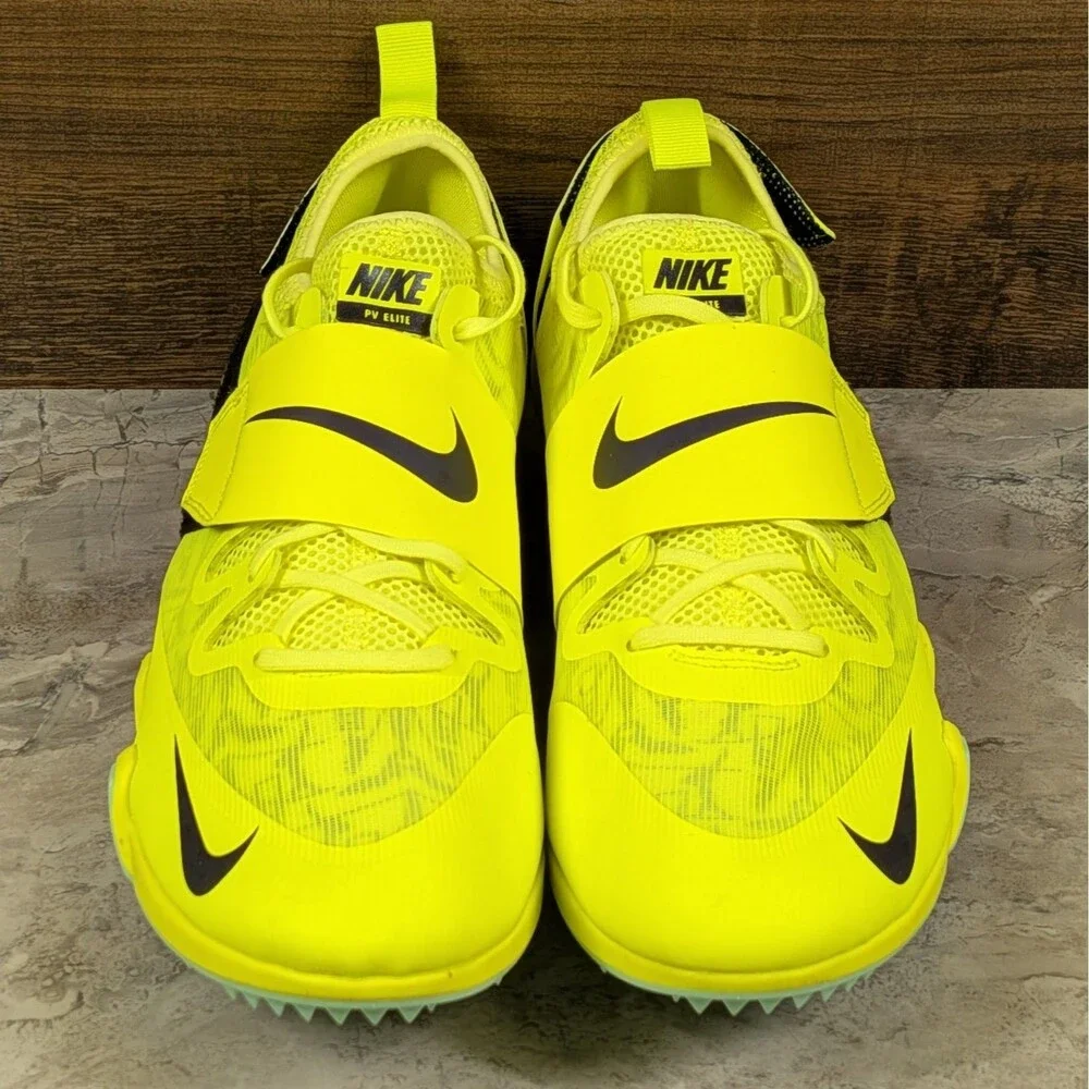 Nike Zoom Pole Vault Elite Men's 11.5 Volt Track Field Jumping Shoes DR9926-700